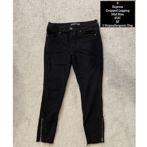 Black Express Mid-Rise Jeans Size 8